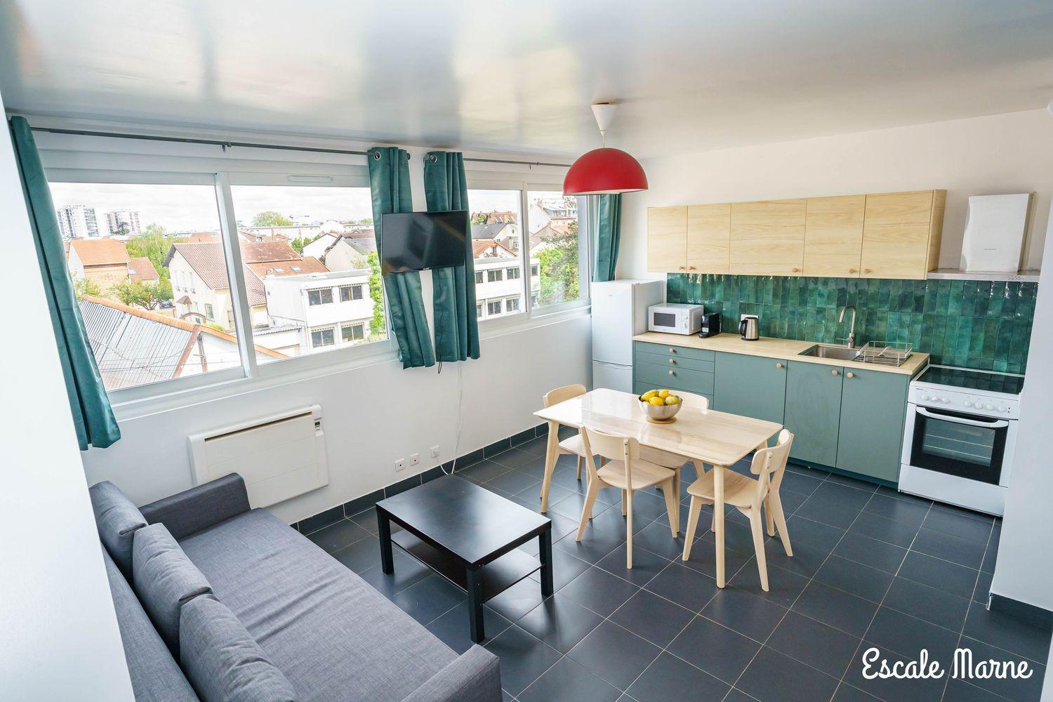 Escale-Marne Fr - 202 - Free Parking - Free Luggage Storage - All Equipped - Linen Included - Washing Machine - 10Mn Walk Metro 8 - Rer A - Panoramic View - From 1 To 14 Guests Мезонз-Альфор Екстер'єр фото