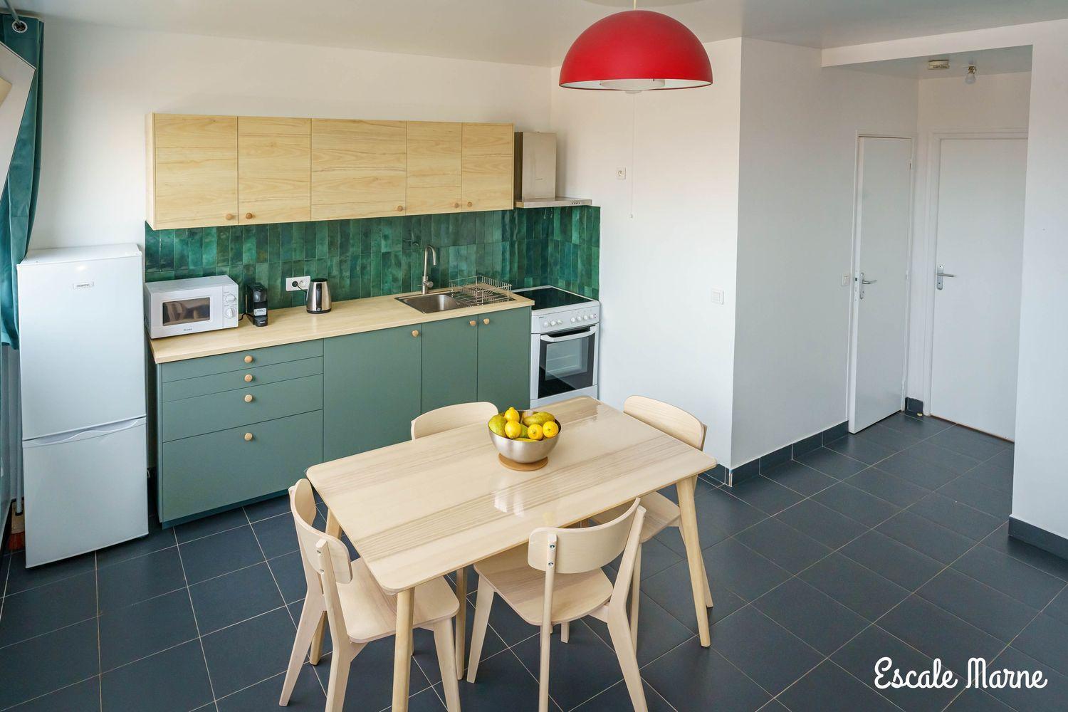 Escale-Marne Fr - 202 - Free Parking - Free Luggage Storage - All Equipped - Linen Included - Washing Machine - 10Mn Walk Metro 8 - Rer A - Panoramic View - From 1 To 14 Guests Мезонз-Альфор Екстер'єр фото