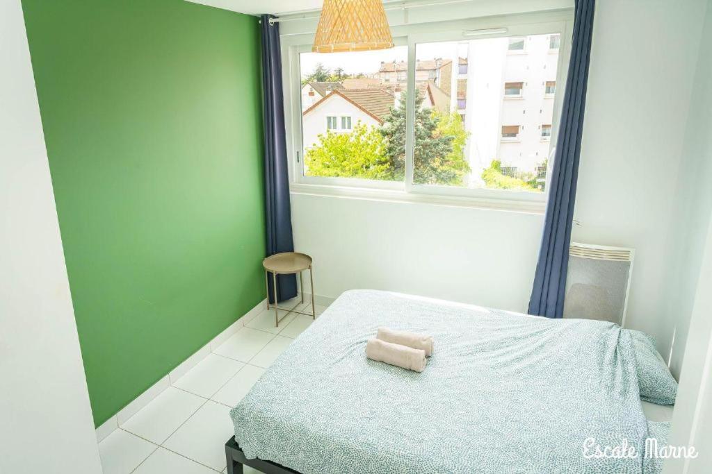 Escale-Marne Fr - 202 - Free Parking - Free Luggage Storage - All Equipped - Linen Included - Washing Machine - 10Mn Walk Metro 8 - Rer A - Panoramic View - From 1 To 14 Guests Мезонз-Альфор Номер фото