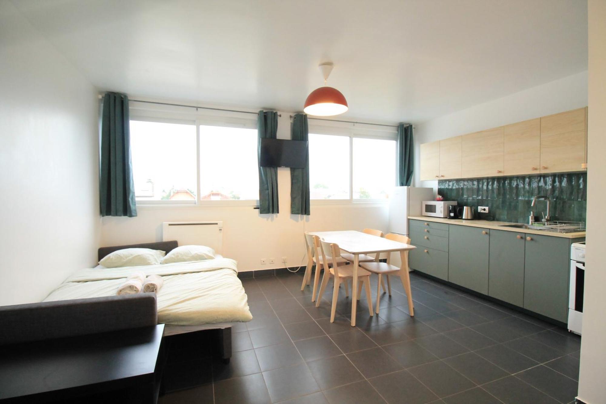 Escale-Marne Fr - 202 - Free Parking - Free Luggage Storage - All Equipped - Linen Included - Washing Machine - 10Mn Walk Metro 8 - Rer A - Panoramic View - From 1 To 14 Guests Мезонз-Альфор Номер фото