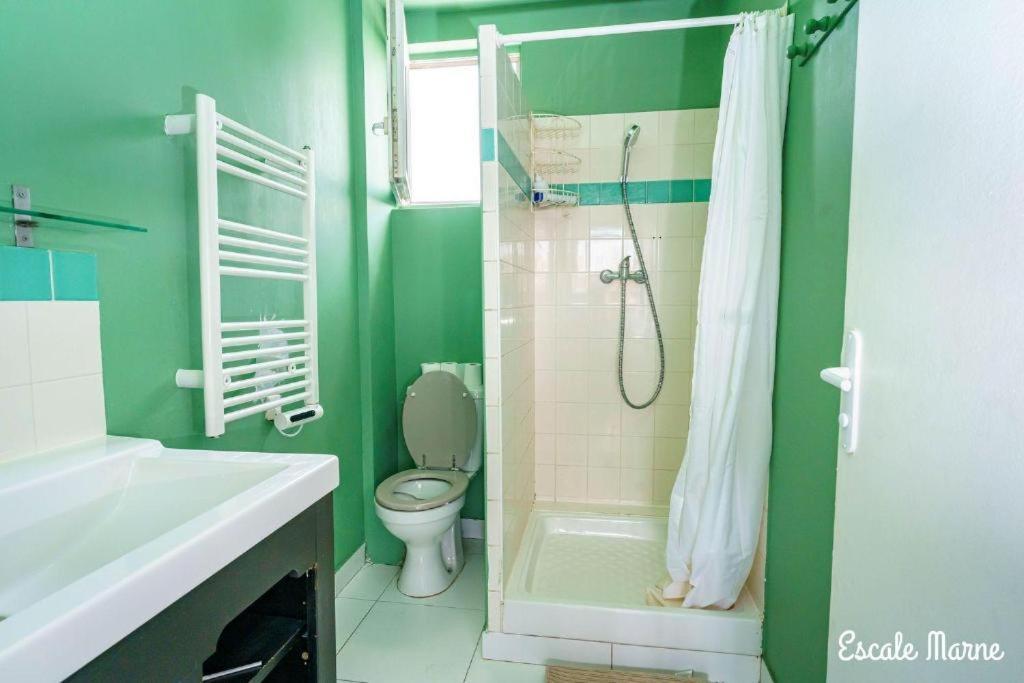 Escale-Marne Fr - 202 - Free Parking - Free Luggage Storage - All Equipped - Linen Included - Washing Machine - 10Mn Walk Metro 8 - Rer A - Panoramic View - From 1 To 14 Guests Мезонз-Альфор Екстер'єр фото
