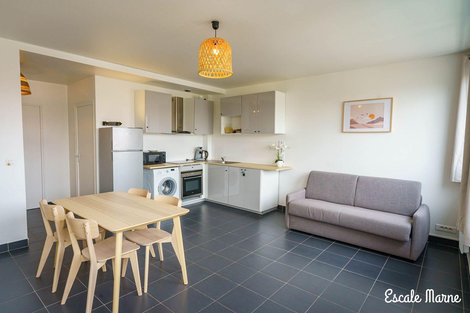 Escale-Marne Fr - 202 - Free Parking - Free Luggage Storage - All Equipped - Linen Included - Washing Machine - 10Mn Walk Metro 8 - Rer A - Panoramic View - From 1 To 14 Guests Мезонз-Альфор Екстер'єр фото